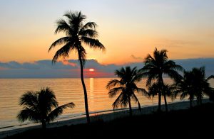 sunset at sanibel island florida